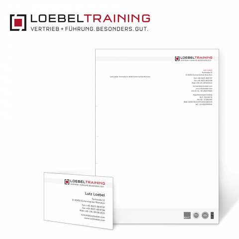 Corporate Design: Loebel Training