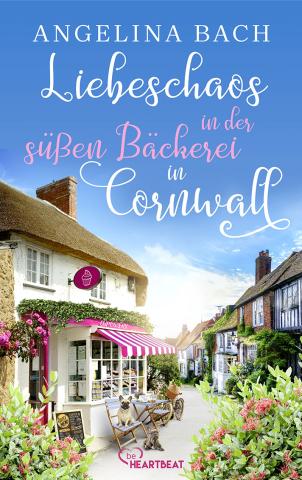 Coverdesign für Angelina Bach, Liebeschaos in der süßen Bäckerei in Cornwall (beHeartbeat)